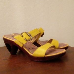 Wooden Heeled Sandals